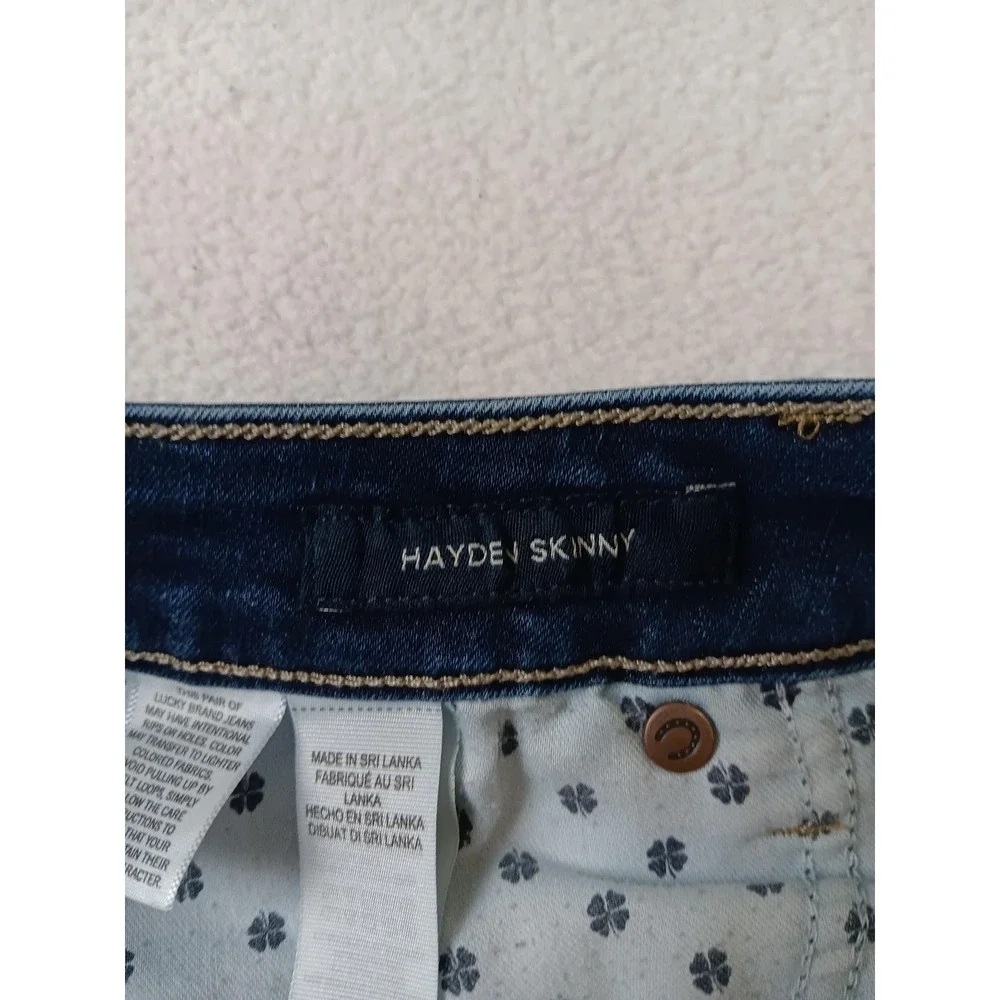 Lucky Brand Jeans Womens Size 4 Blue Medium Wash Skinny Slim 27 Waist Denim